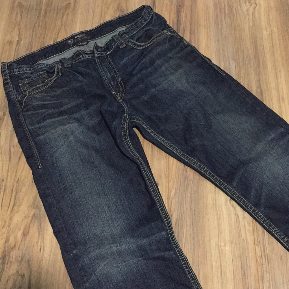 Silver Dark wash jeans size 38/34